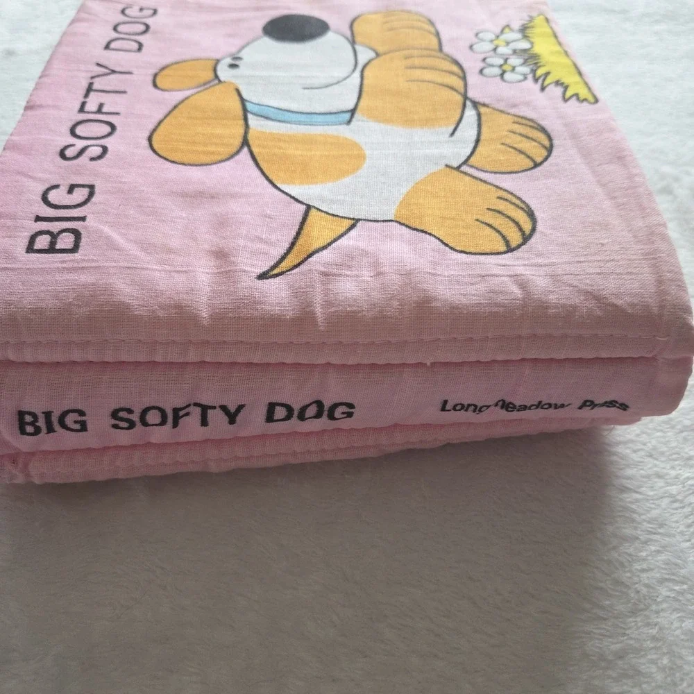 Vintage 1980s‎ Soft Cloth Childrens Interactive Books Lot Of Two Muppets Animals